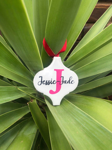 Personalised Christmas Ornament Tile