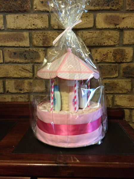 Carousel Nappy Cake