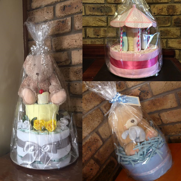 Various Nappy Cakes - Made To Budget